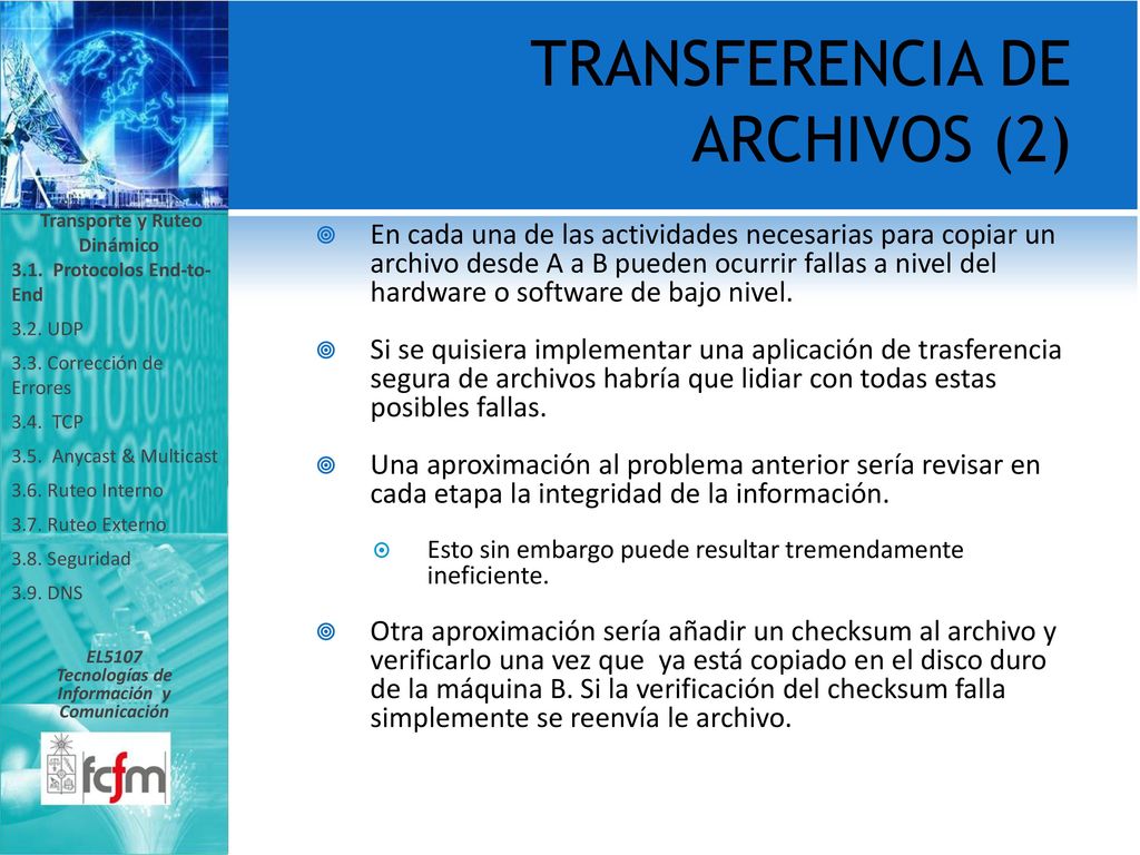 Transporte y Ruteo Dinámico Tecnologías de Información y Comunicación