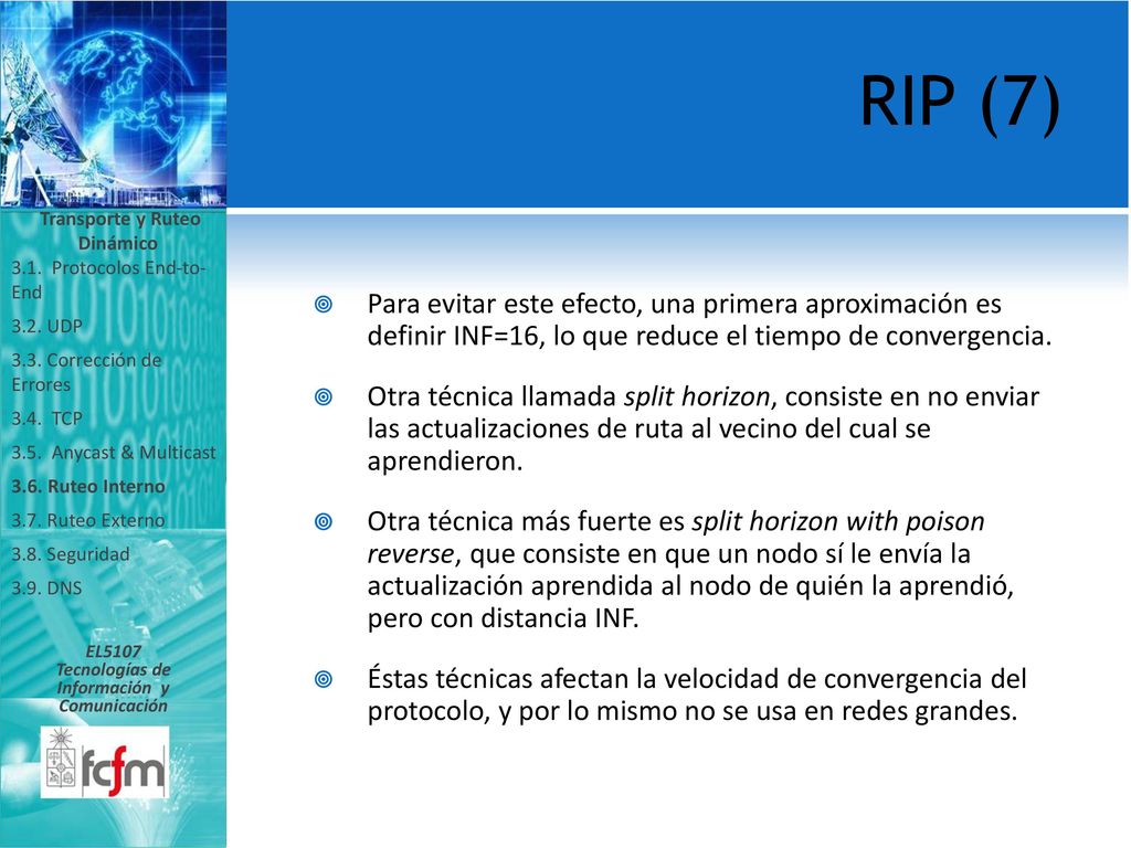 Transporte y Ruteo Dinámico Tecnologías de Información y Comunicación