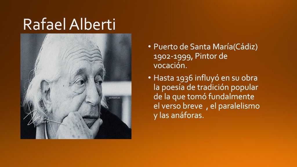 Rafael Alberti Puerto de Santa María(Cádiz) , Pintor de vocación.
