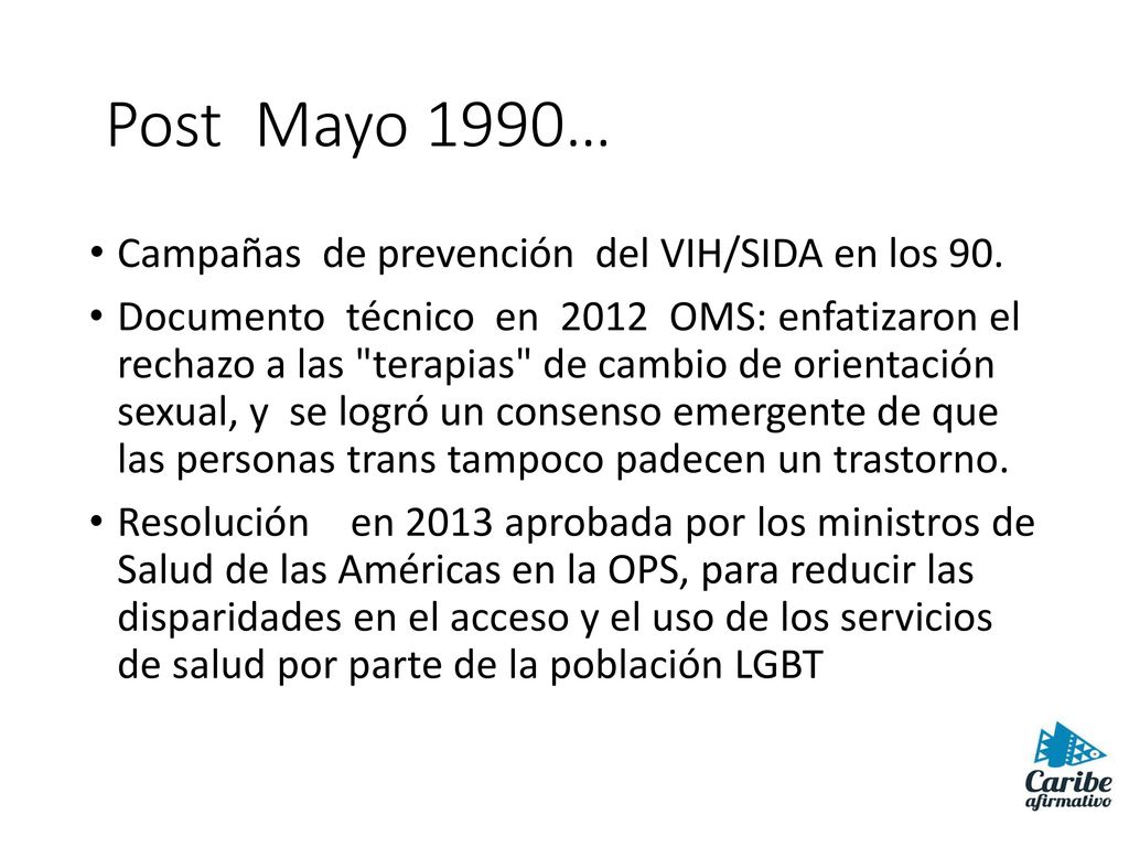 Post Mayo 1990… Campañas de prevención del VIH/SIDA en los 90.