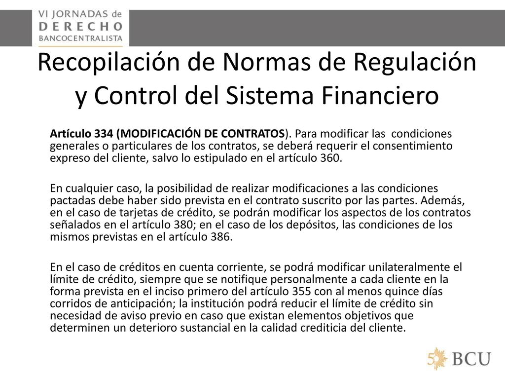 Recopilación de Normas de Regulación y Control del Sistema Financiero