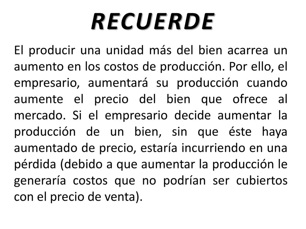 TABLA DE OFERTA Una tabla de oferta muestra la cantidad de un bien que una empresa ofrecería a precios alternativos.