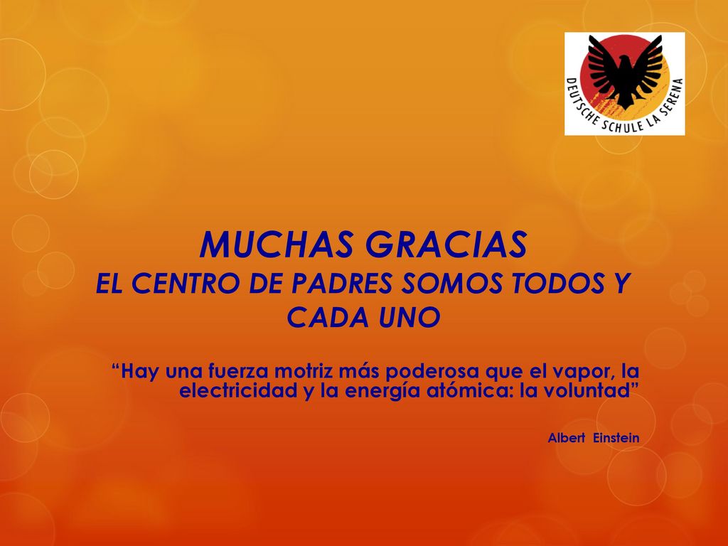 MUCHAS GRACIAS EL CENTRO DE PADRES SOMOS TODOS Y CADA UNO