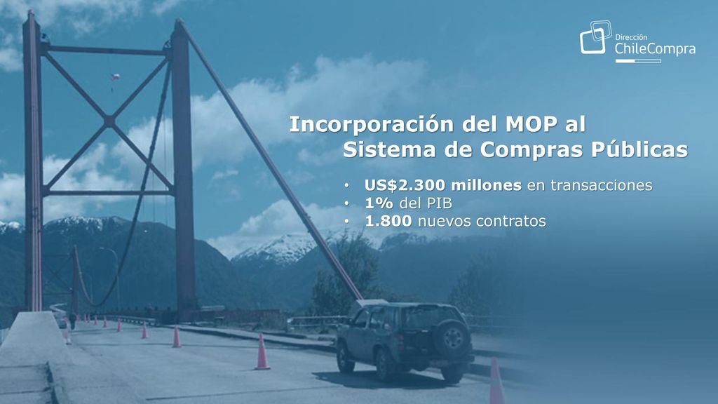 Incorporación del MOP al Sistema de Compras Públicas