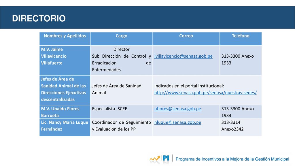 Programa de Incentivos a la Mejora de la Gestión Municipal