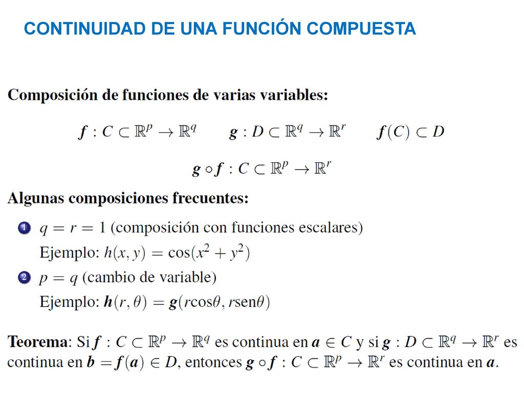 CONTINUIDAD Continuidad de una función en un punto 5 3 (1,1)