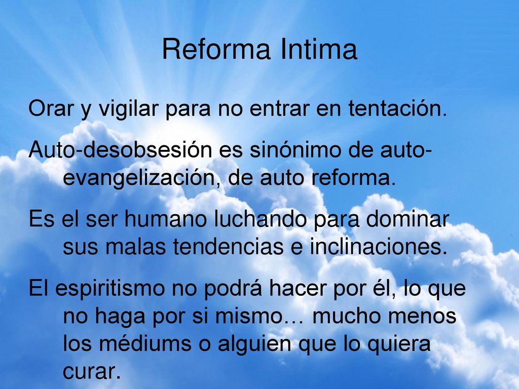 Reforma Intima Orar y vigilar para no entrar en tentación.