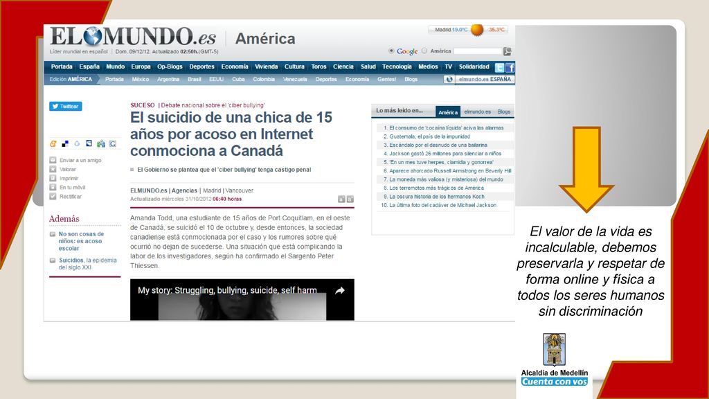 El valor de la vida es incalculable, debemos preservarla y respetar de forma online y física a todos los seres humanos sin discriminación