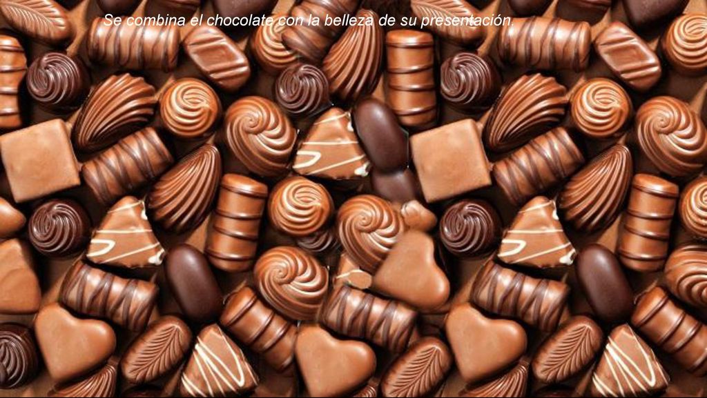Se combina el chocolate con la belleza de su presentación.