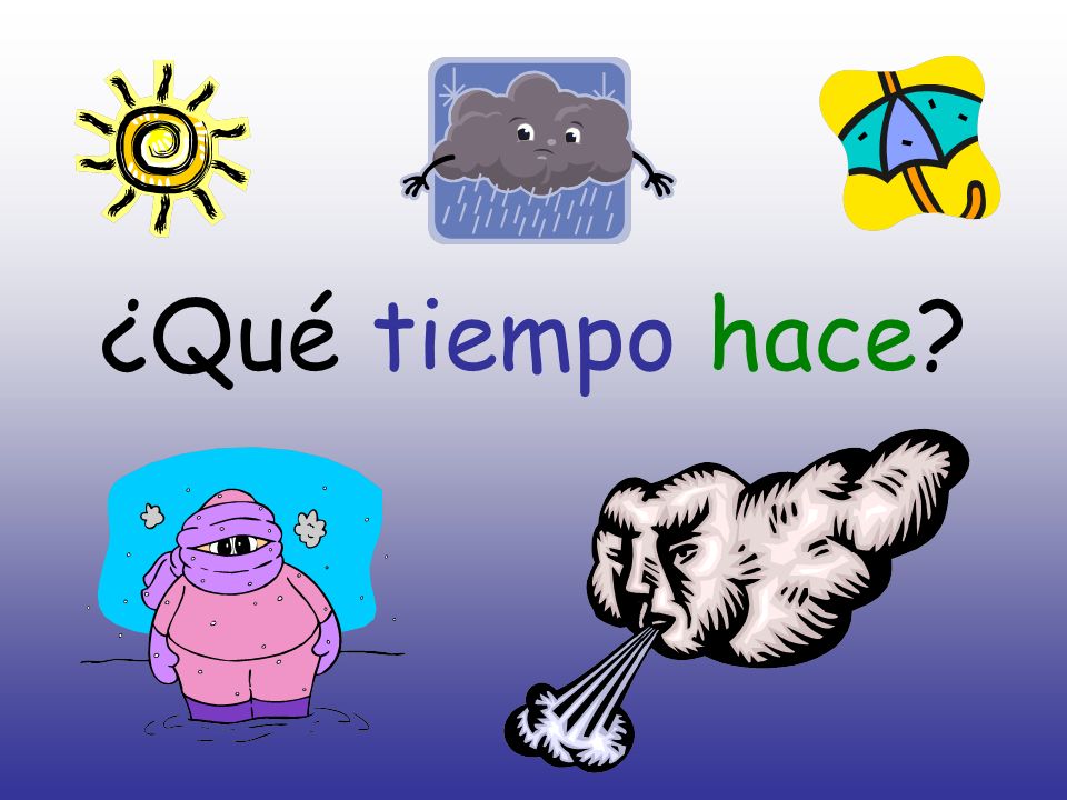 ¿Qué tiempo hace