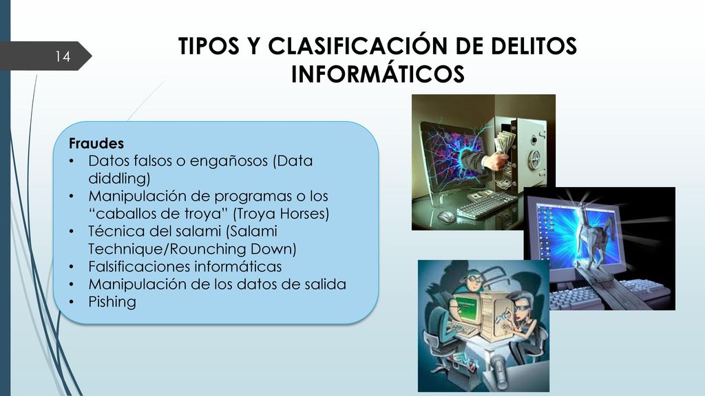 TIPOS Y CLASIFICACIÓN DE DELITOS INFORMÁTICOS