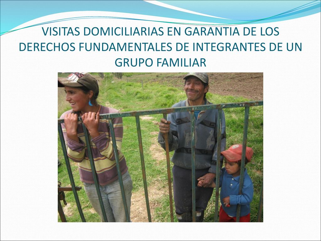 VISITAS DOMICILIARIAS EN GARANTIA DE LOS DERECHOS FUNDAMENTALES DE INTEGRANTES DE UN GRUPO FAMILIAR