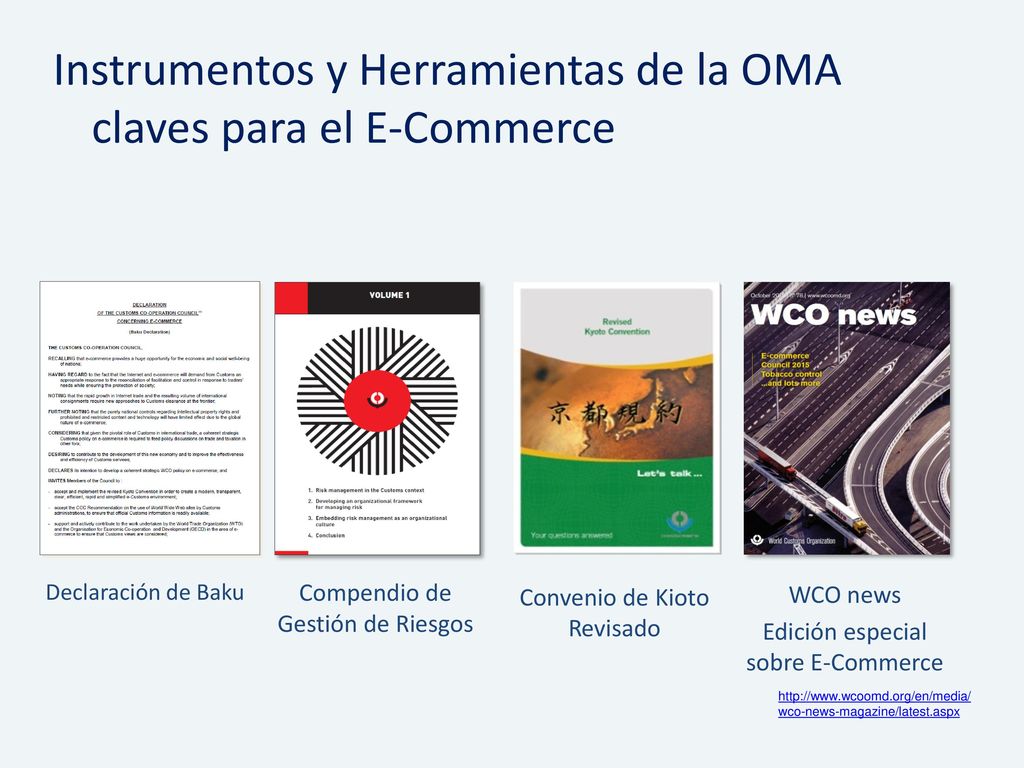 Instrumentos y Herramientas de la OMA claves para el E-Commerce