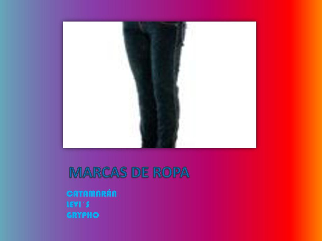 MARCAS DE ROPA CATAMARÁN LEVI´S GRYPHO