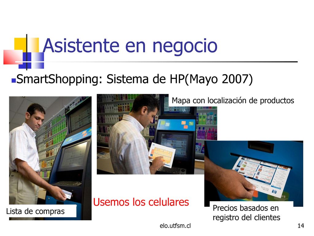 Asistente en negocio SmartShopping: Sistema de HP(Mayo 2007)