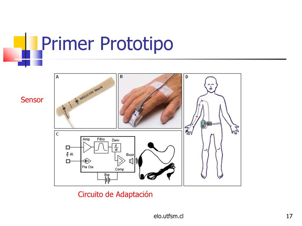 Primer Prototipo Sensor Circuito de Adaptación elo.utfsm.cl 17