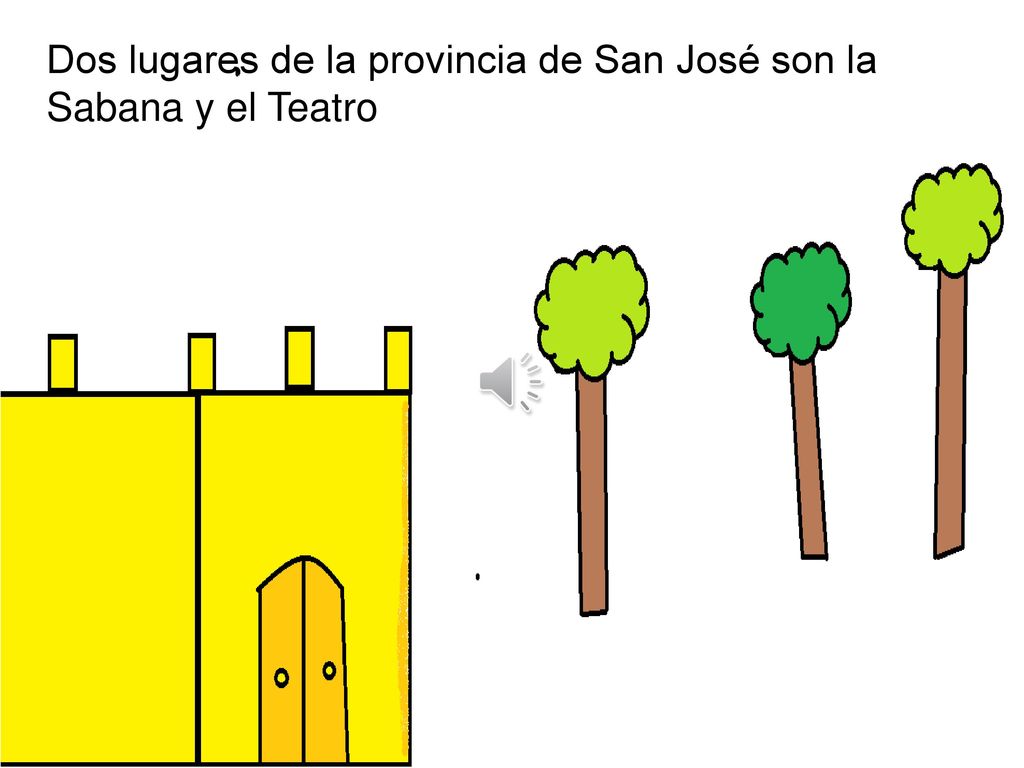 Dos lugares de la provincia de San José son la Sabana y el Teatro