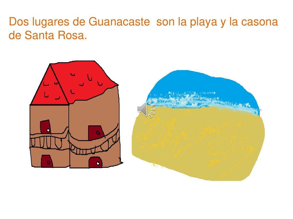 Dos lugares de Guanacaste son la playa y la casona de Santa Rosa.