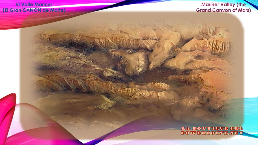 (El Gran CANON de Marte) Mariner Valley (the Grand Canyon of Mars)