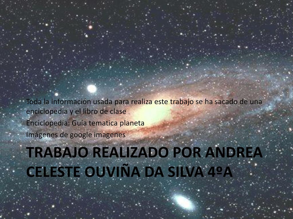 Trabajo realizado por andrea celeste ouviña da silva 4ºa