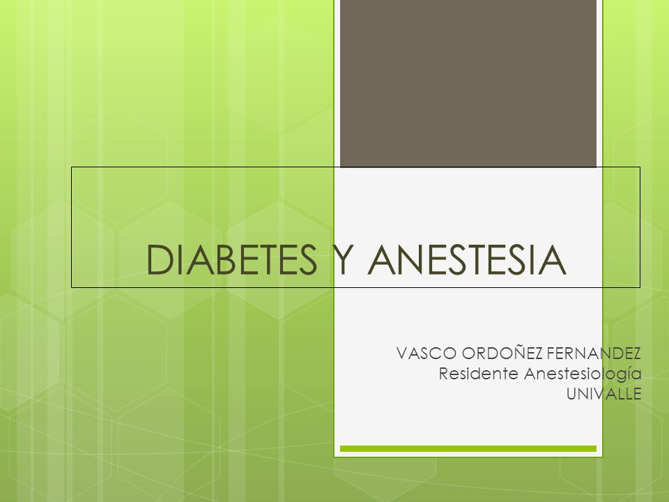 VASCO ORDOÑEZ FERNANDEZ Residente Anestesiología UNIVALLE