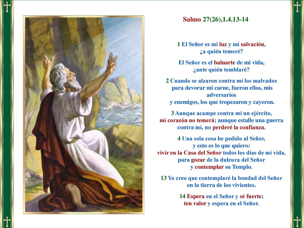 Salmo 27(26), El Señor es mi luz y mi salvación,