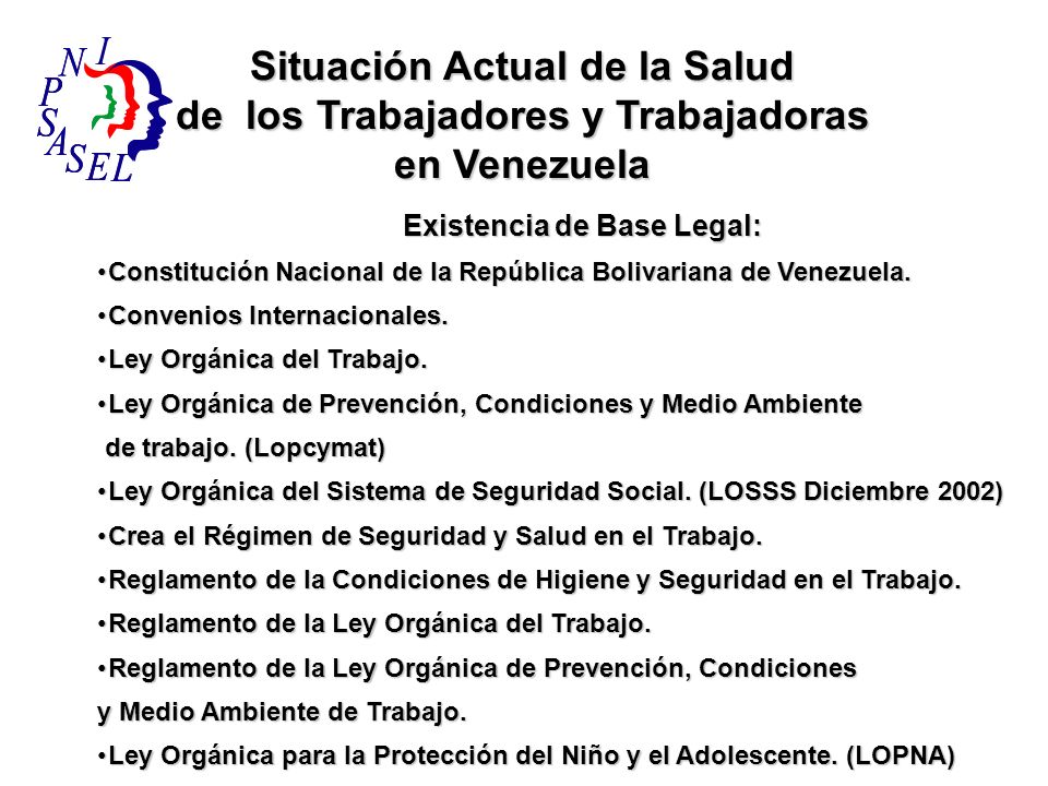 Situación Actual de la Salud de los Trabajadores y Trabajadoras
