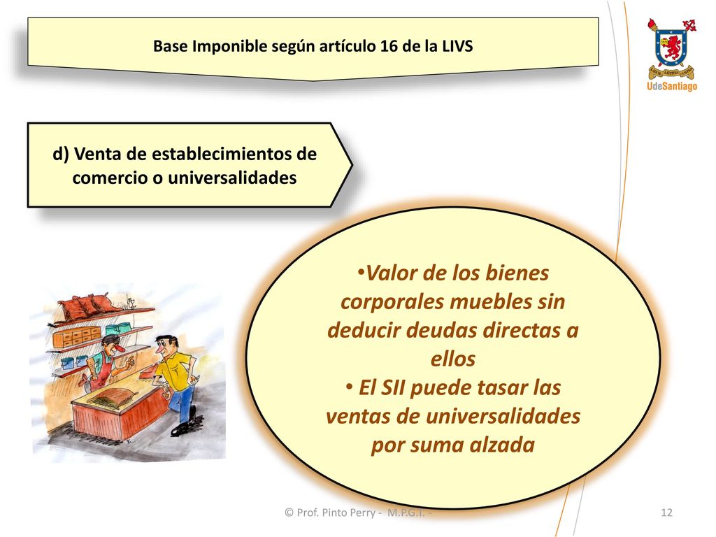 El SII puede tasar las ventas de universalidades por suma alzada