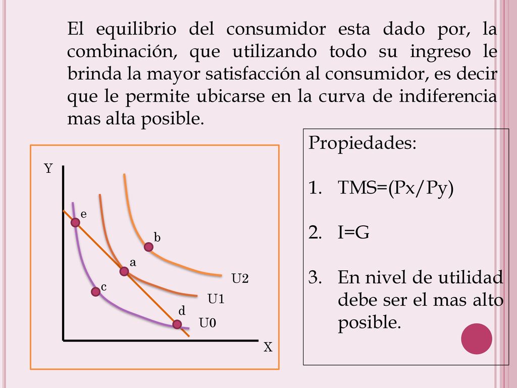 En nivel de utilidad debe ser el mas alto posible.