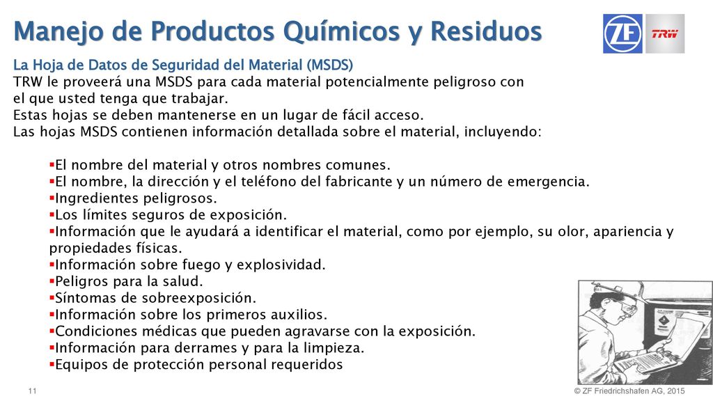 Manejo de Productos Químicos y Residuos