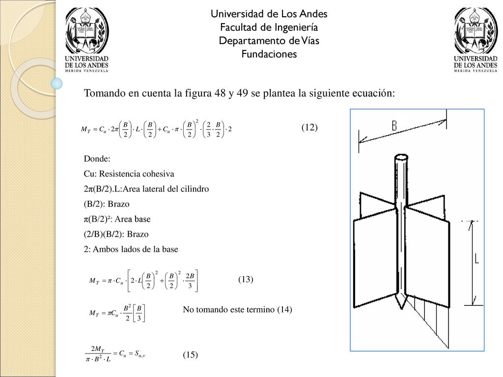 Universidad de Los Andes Facultad de Ingeniería Departamento de Vías