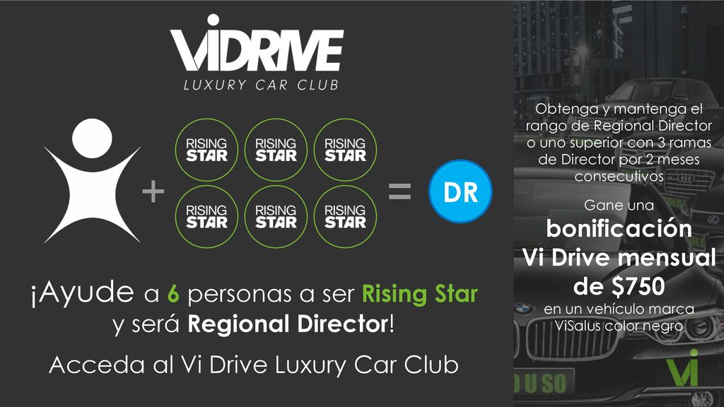 ¡El poder de 3! ¡Recomiende 3 promotores y sea un Rising Star!