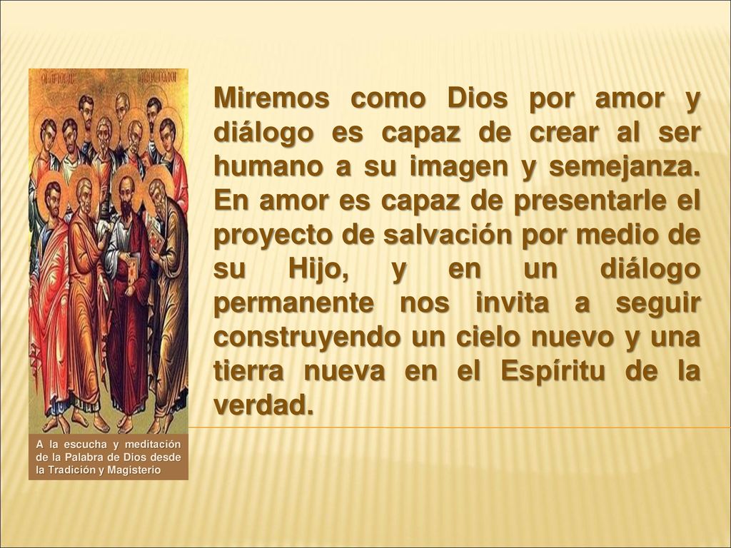 A la escucha y meditación de la Palabra de Dios desde la Tradición y Magisterio