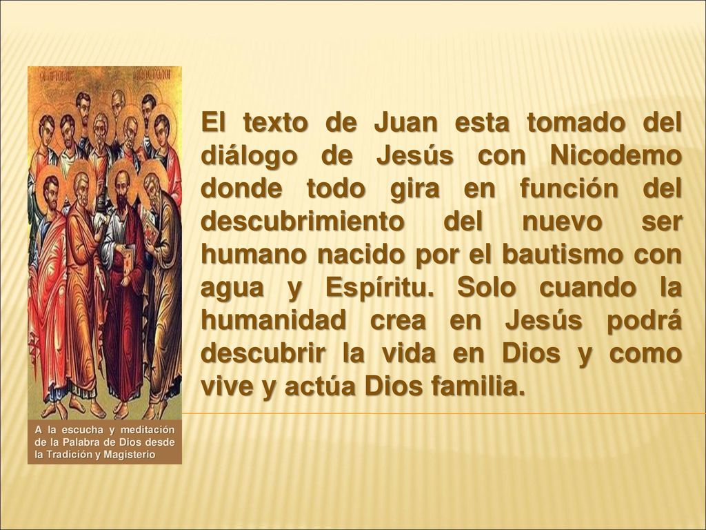 A la escucha y meditación de la Palabra de Dios desde la Tradición y Magisterio