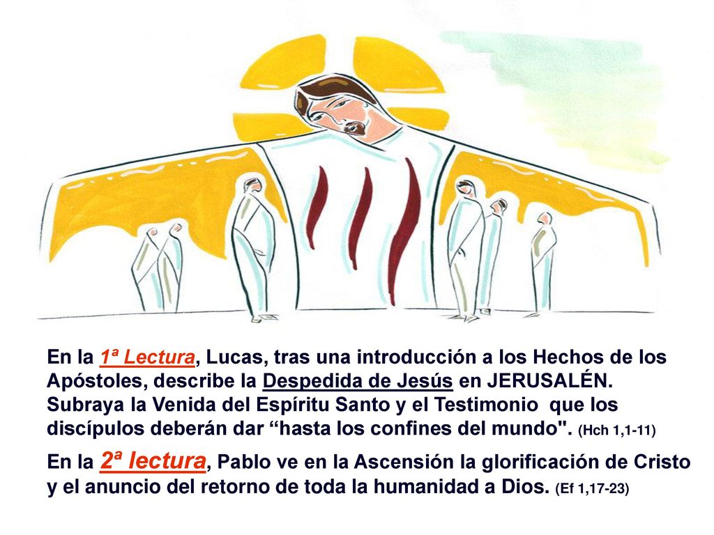 En la 1ª Lectura, Lucas, tras una introducción a los Hechos de los