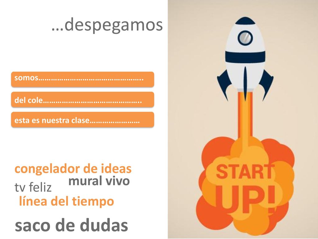 …despegamos saco de dudas congelador de ideas tv feliz mural vivo