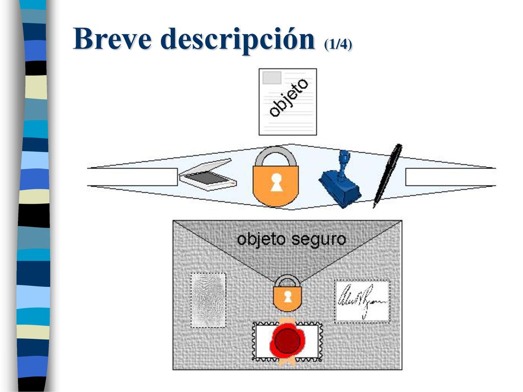 Breve descripción (1/4) A grandes rasgos, el uso de la criptografía ayuda a: · Evitar el uso fraudulento de sistemas.
