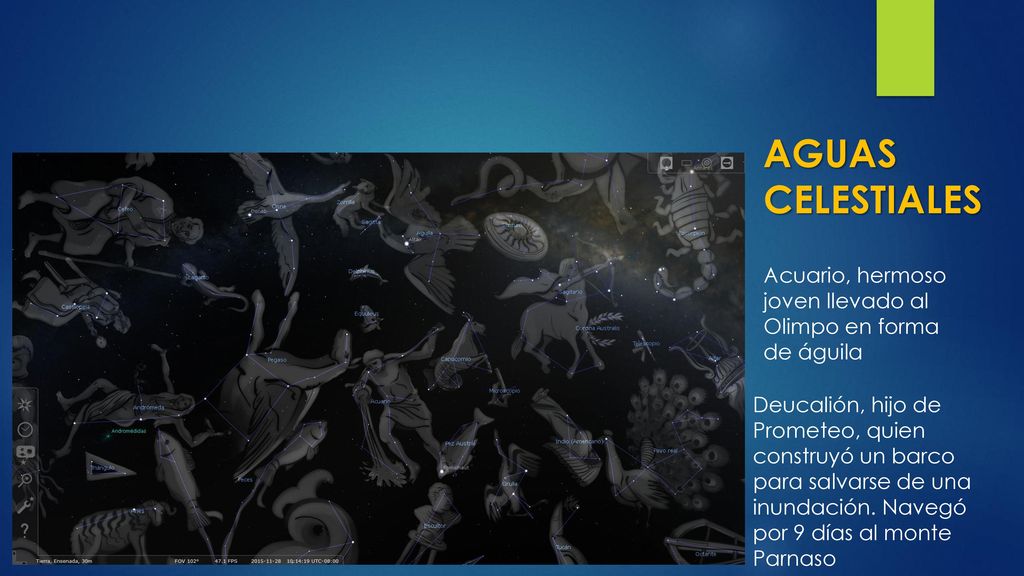 AGUAS CELESTIALES Acuario, hermoso joven llevado al Olimpo en forma de águila.