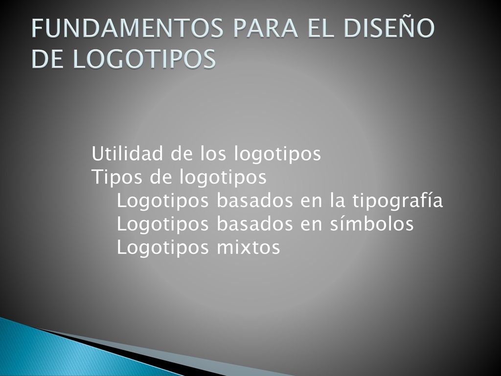 FUNDAMENTOS PARA EL DISEÑO DE LOGOTIPOS