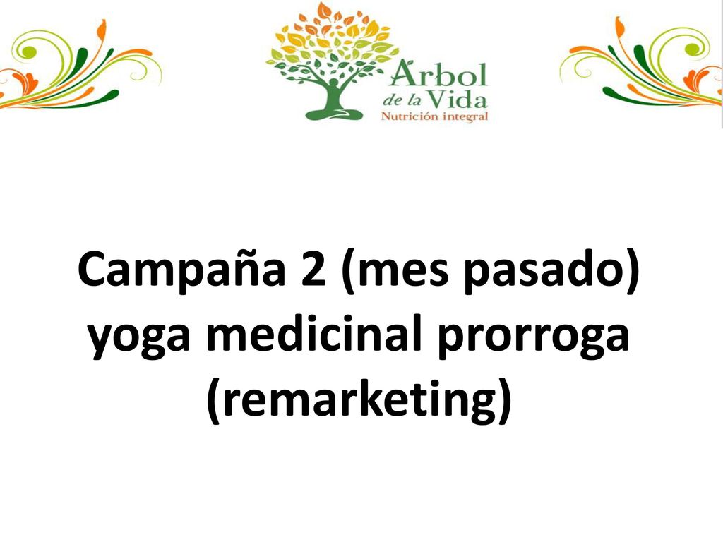 Campaña 2 (mes pasado) yoga medicinal prorroga (remarketing)