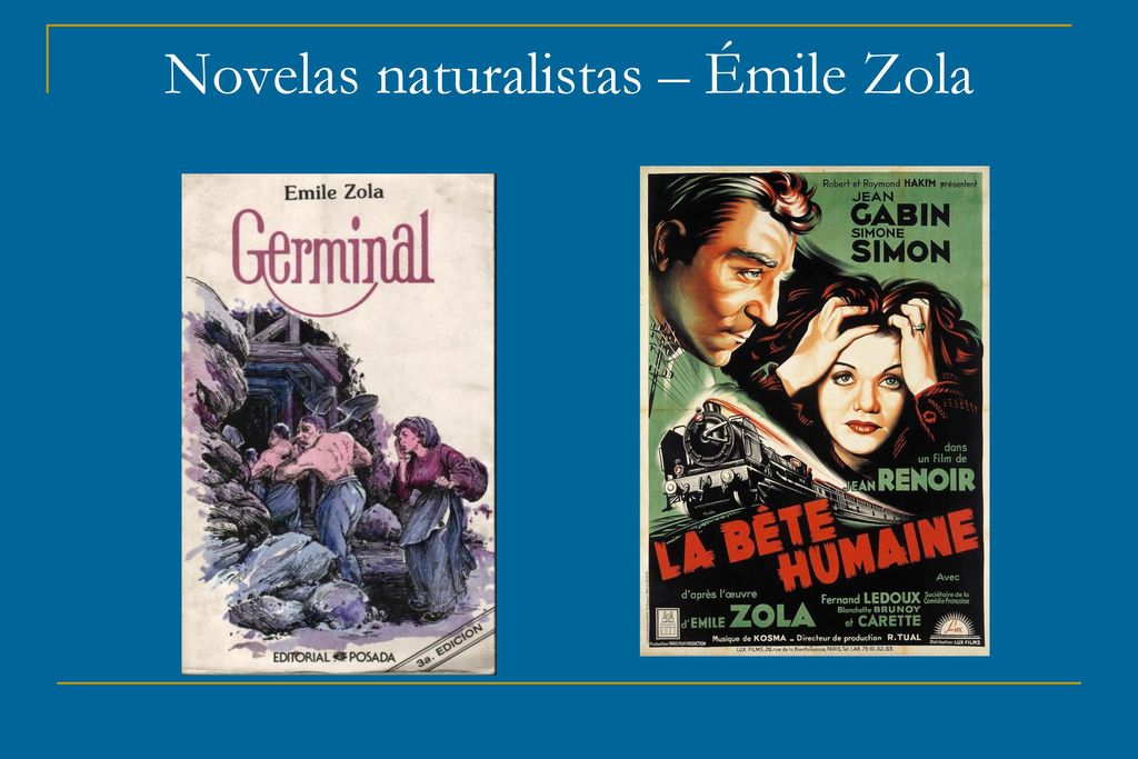 Novelas naturalistas – Émile Zola