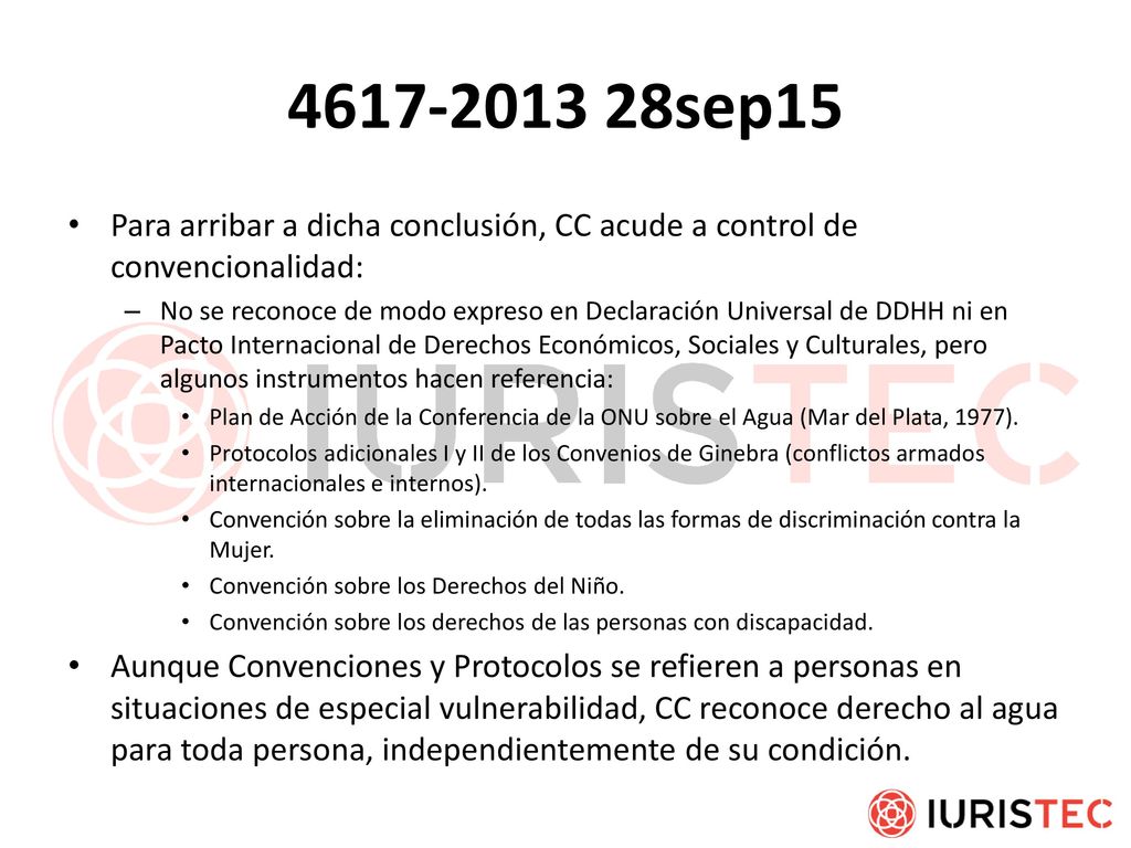 sep15 Para arribar a dicha conclusión, CC acude a control de convencionalidad: