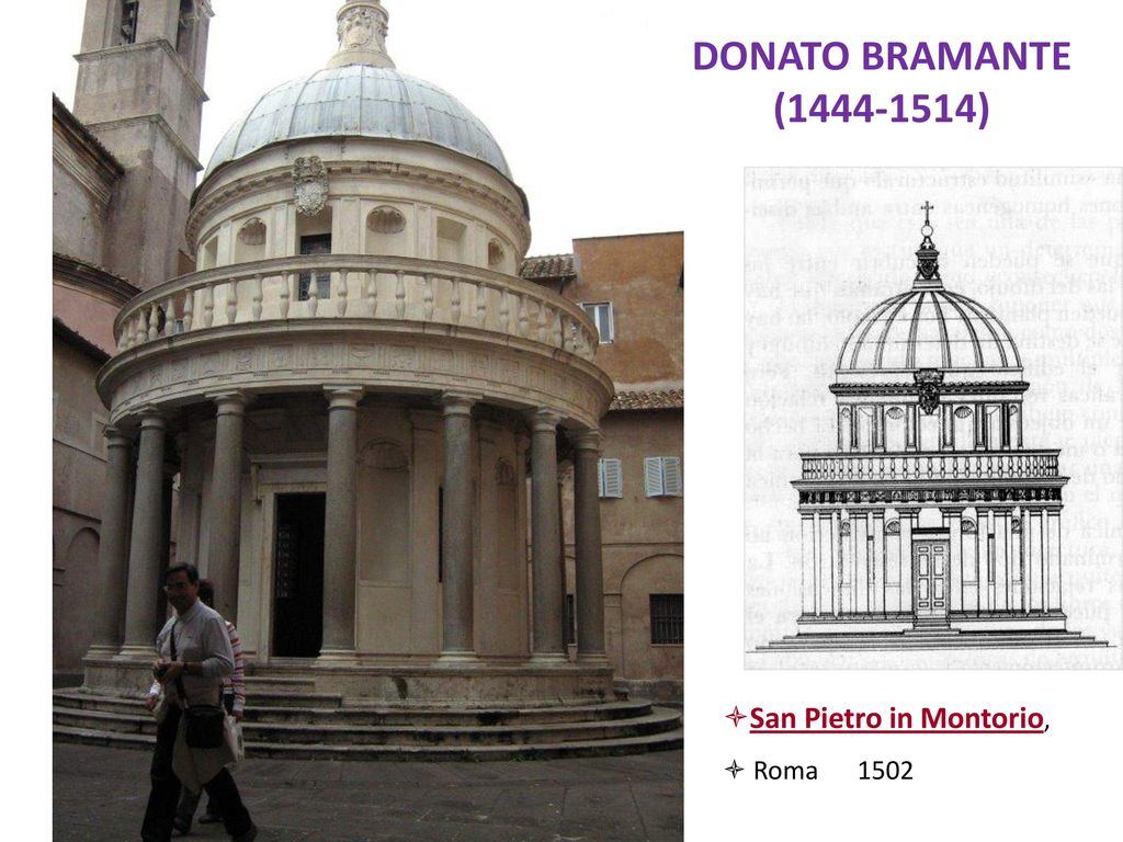 DONATO BRAMANTE ( ) San Pietro in Montorio, Roma 1502