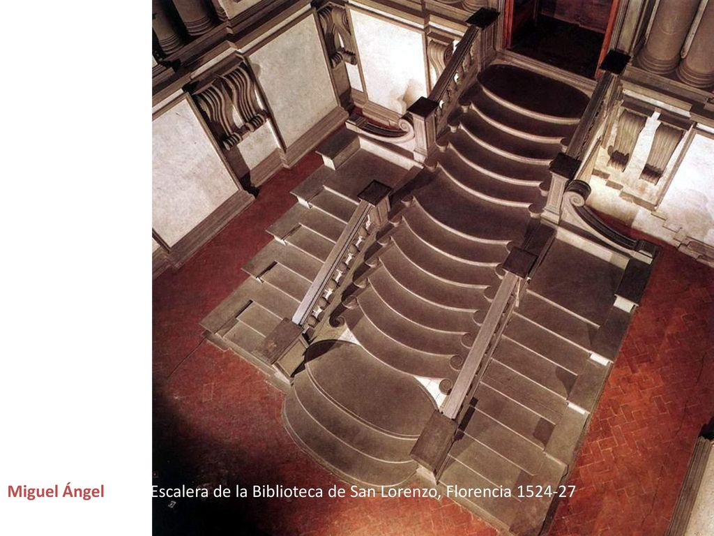 Miguel Ángel Escalera de la Biblioteca de San Lorenzo, Florencia