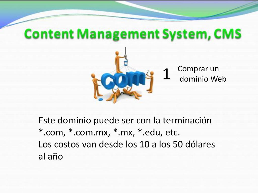 Este dominio puede ser con la terminación. com,. com. mx,. mx,