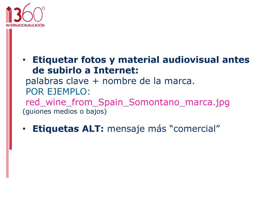 Etiquetar fotos y material audiovisual antes de subirlo a Internet: