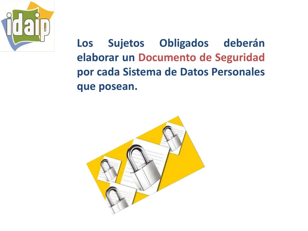 Los Sujetos Obligados deberán elaborar un Documento de Seguridad por cada Sistema de Datos Personales que posean.