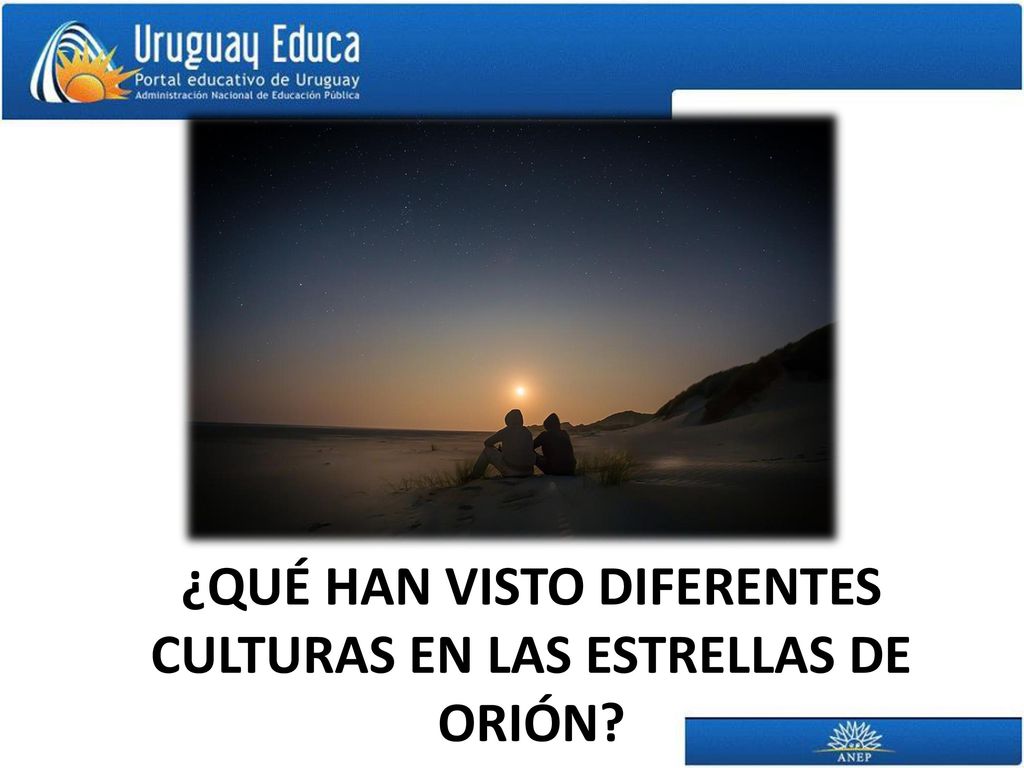 ¿Qué han visto diferentes culturas en las estrellas de orión