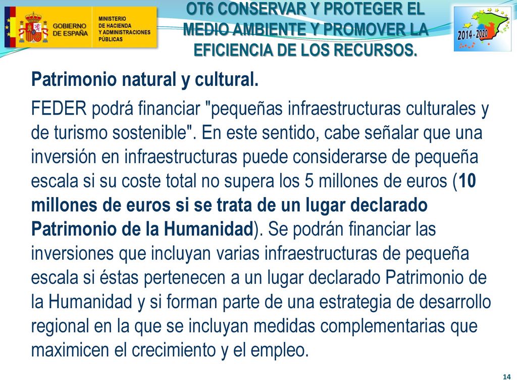 OT6 CONSERVAR Y PROTEGER EL MEDIO AMBIENTE Y PROMOVER LA EFICIENCIA DE LOS RECURSOS.