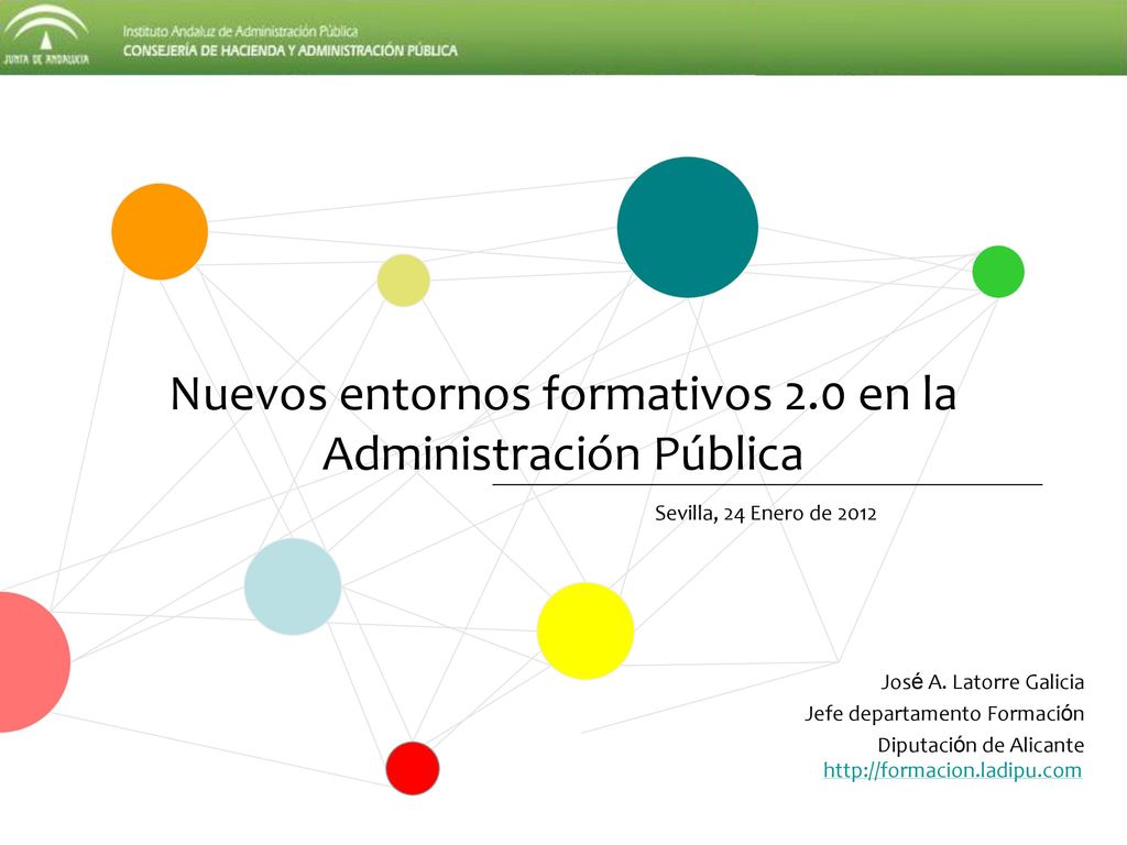 Nuevos entornos formativos 2.0 en la Administración Pública